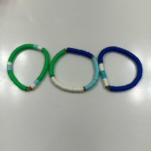 Heishi Bracelets - set of three